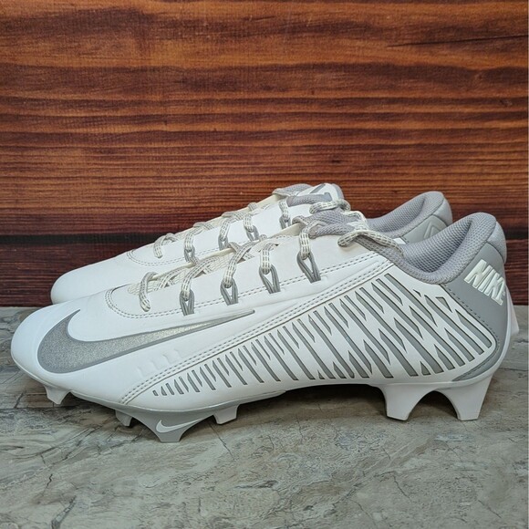 Nike Vapor Edge 360 VC Men\'s 9.5 White Silver Grey Football Cleats DO6294-100 main image 8